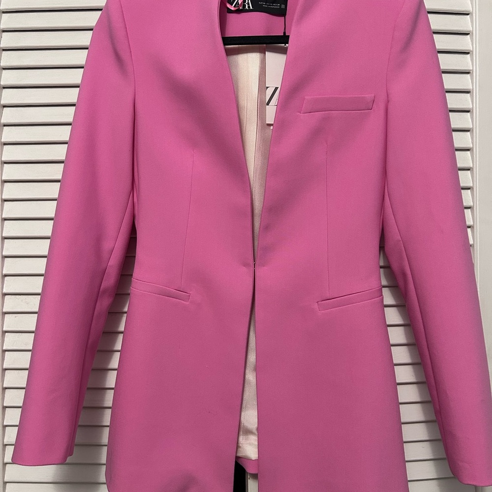 Zara Women's Pink Blazer